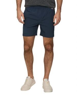 NEW FLAGS & ANTHEM wright athletic shorts in navy